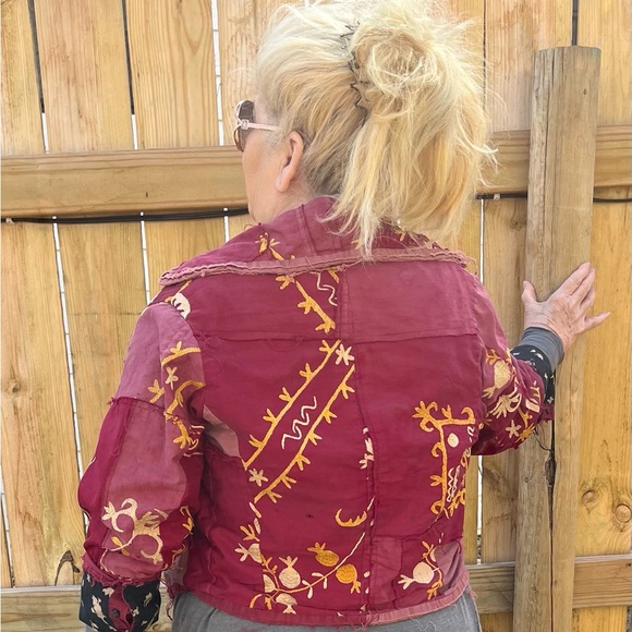 Weekend sale♥️♥️♥️ OOAK REVERSIBLE deep burgundy/yellow for the mp collector - Picture 3 of 16